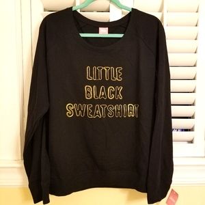 (XL/XXL) Jenni by Jennifer Moore Little Black Sweatshirt